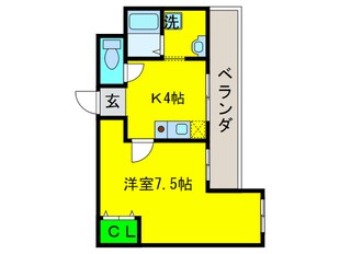 GROOVE平野の物件間取画像